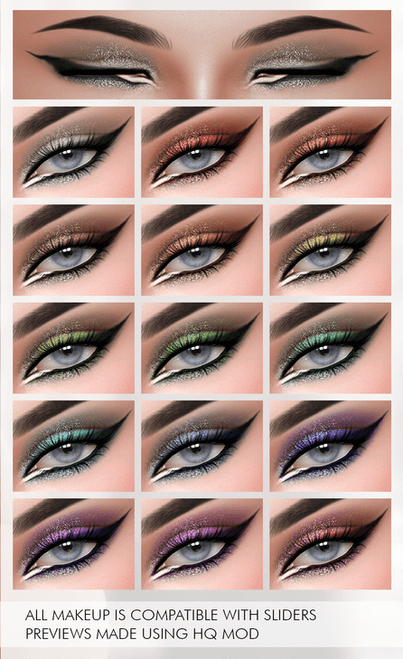 Галерея мода Набор для макияжа глаз Jess Makeup Set #1